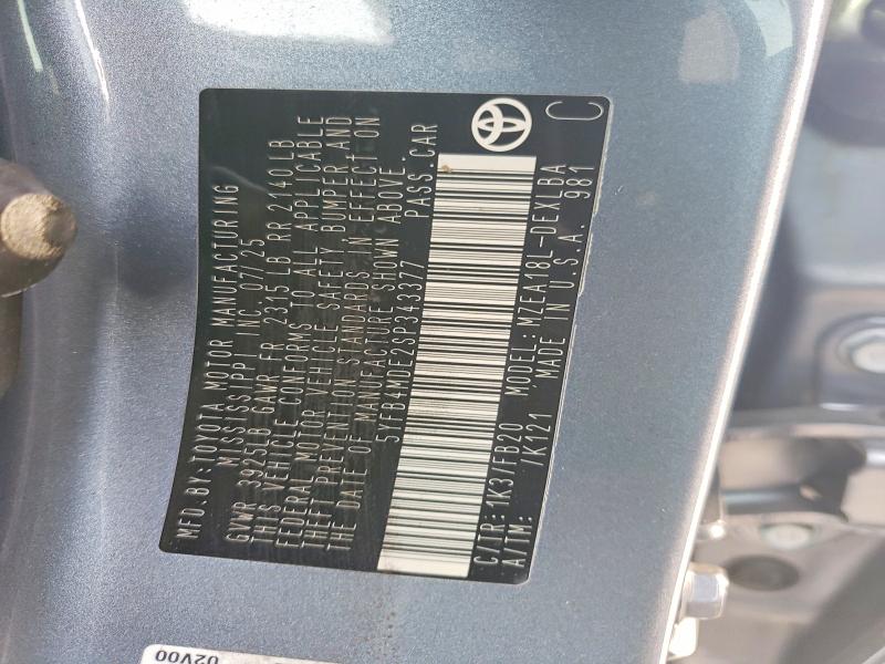 73868705 :رقم المزاد ، 5YFB4MDE2SP343377 vin ، 2025 Toyota Corolla مزاد بيع