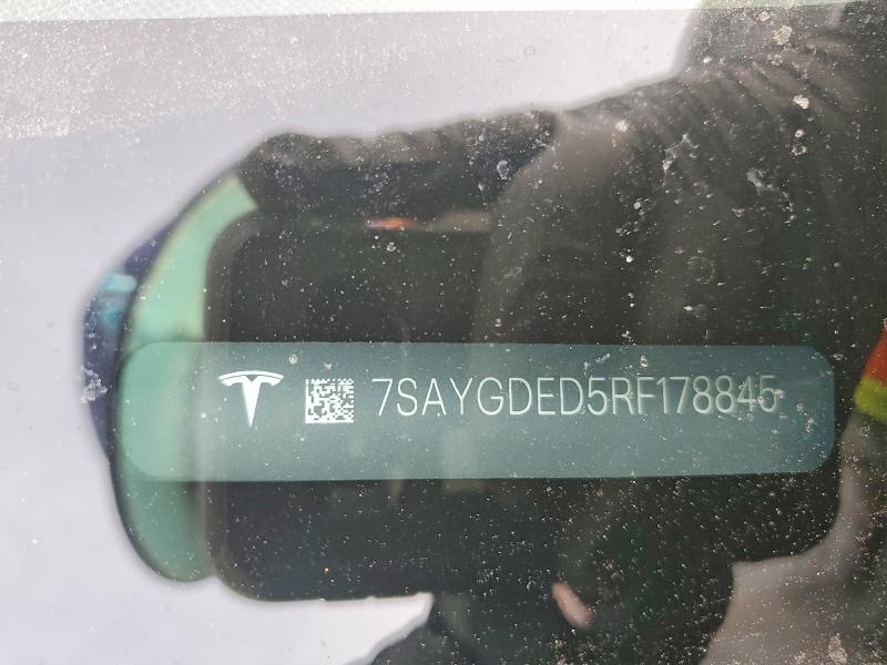 Продаж на аукціоні авто 2024 Tesla Model Y, vin: 7SAYGDED5RF178845, номер лоту: 75090865