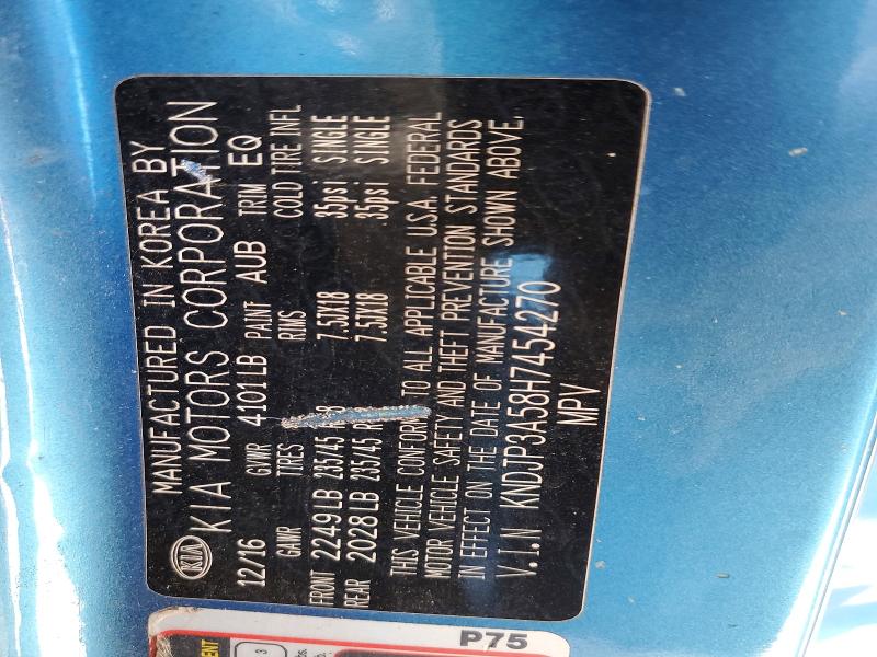 Продаж на аукціоні авто 2017 Kia Soul, vin: KNDJP3A58H7454270, номер лоту: 73780835