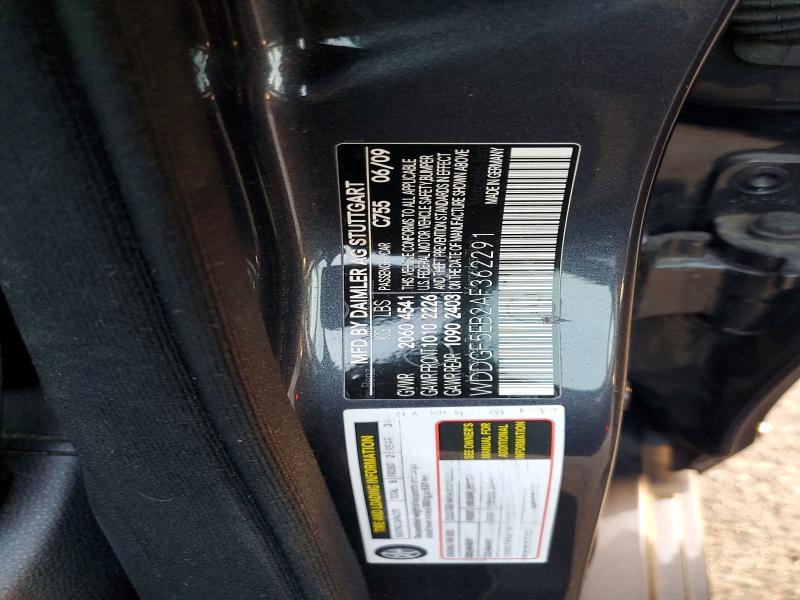 Aukcja sprzedaży 2010 Mercedes-benz C, vin: WDDGF5EB2AF362291, numer aukcji: 74438985