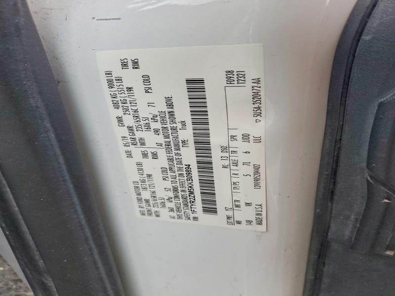 59001186 :رقم المزاد ، 1FTYR2ZM5KKB09894 vin ، 2019 Ford Transit مزاد بيع