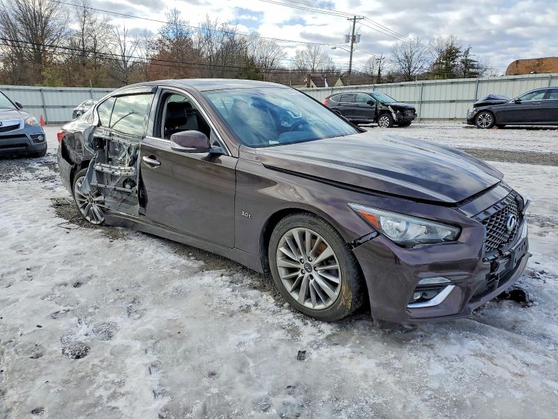 2019 Infiniti Q50 მანქანა იყიდება აუქციონზე, vin: JN1EV7AR9KM556335, აუქციონის ნომერი: 98312725