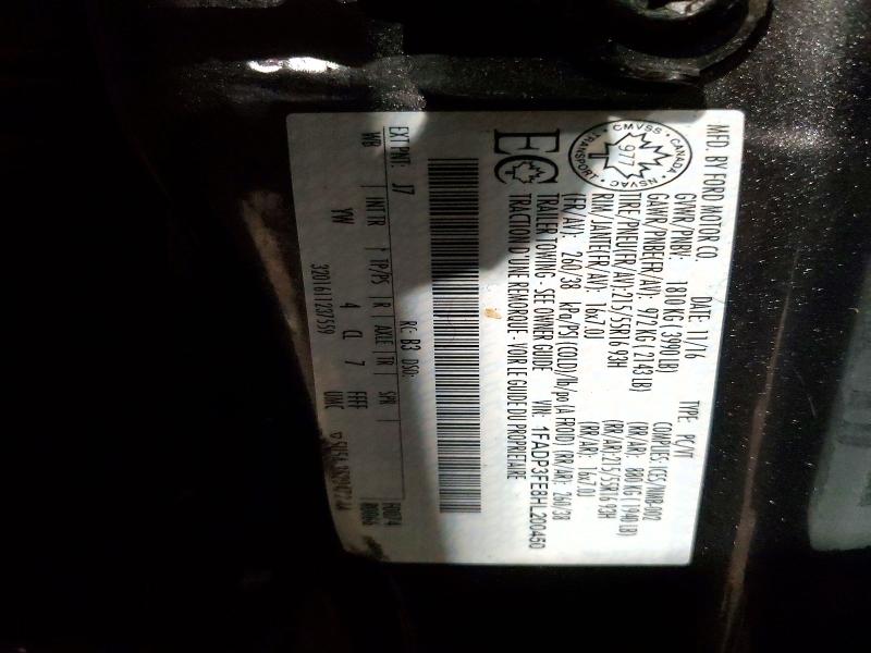 74763055 :رقم المزاد ، 1FADP3FE8HL200450 vin ، 2017 Ford Focus Se مزاد بيع