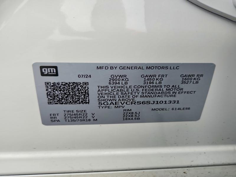 Продажа на аукционе авто 2025 Buick Enclave, vin: 5GAEVCRS6SJ101331, номер лота: 99652935