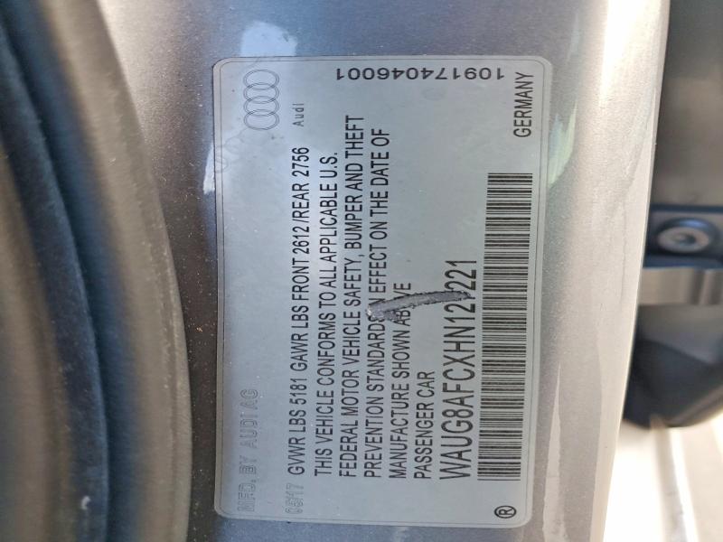 Продажа на аукционе авто 2017 Audi A6, vin: WAUG8AFCXHN127221, номер лота: 73904675