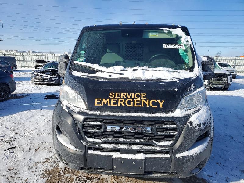 72558035 :رقم المزاد ، 3C6LRVNG4PE517333 vin ، 2023 Ram Promaster Cargo Van مزاد بيع