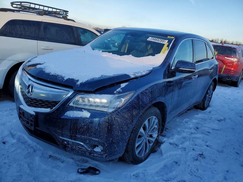 Aukcja sprzedaży 2015 Acura Mdx Techno, vin: 5FRYD4H45FB007833, numer aukcji: 73465285