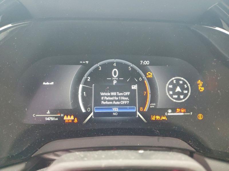 98807745 :رقم المزاد ، 2T2BAMCA7SC090463 vin ، 2025 Lexus Rx مزاد بيع