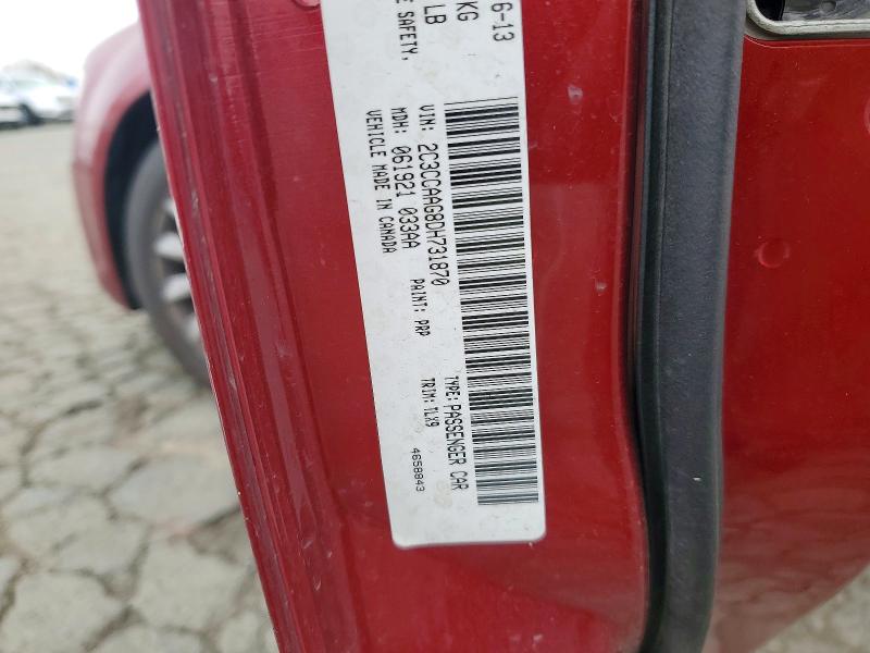 Aukcja sprzedaży 2013 Chrysler 300, vin: 2C3CCAAG8DH731870, numer aukcji: 73890565