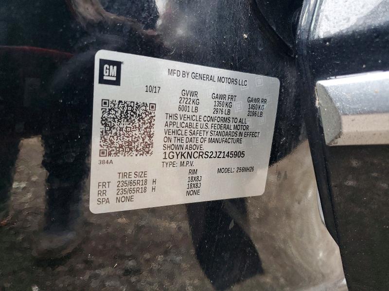 Продаж на аукціоні авто 2018 Cadillac Xt5, vin: 1GYKNCRS2JZ145905, номер лоту: 98217285