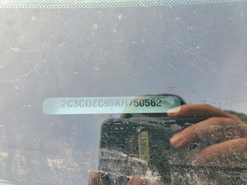98556385 :رقم المزاد ، 2C3CDZC95KH750562 vin ، 2019 Dodge Challenger مزاد بيع
