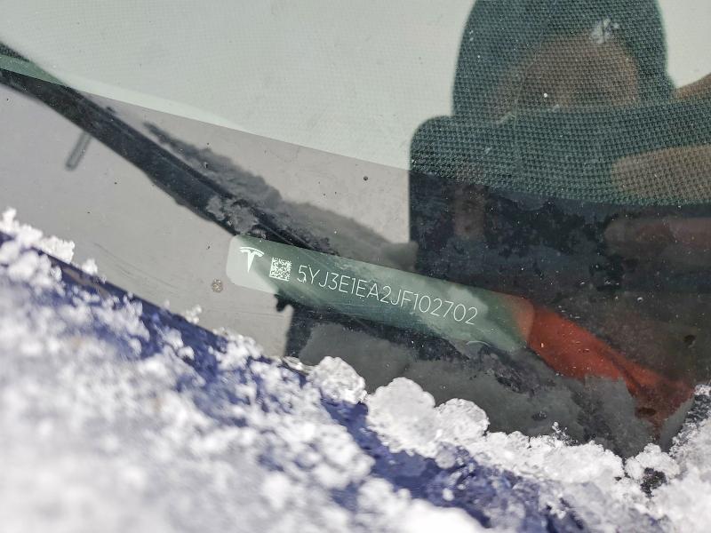 Aukcja sprzedaży 2018 Tesla Model 3, vin: 5YJ3E1EA2JF102702, numer aukcji: 73586275
