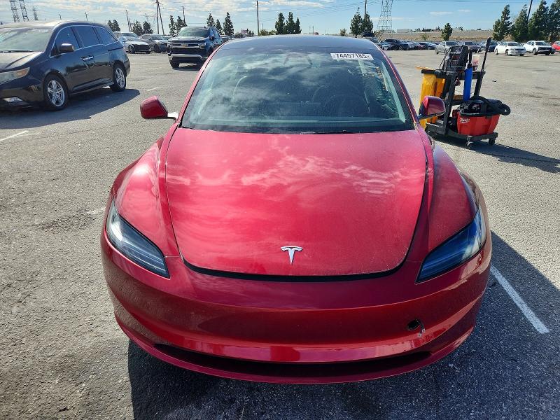 74457185 :رقم المزاد ، 5YJ3E1EB3RF755088 vin ، 2024 Tesla Model 3 مزاد بيع