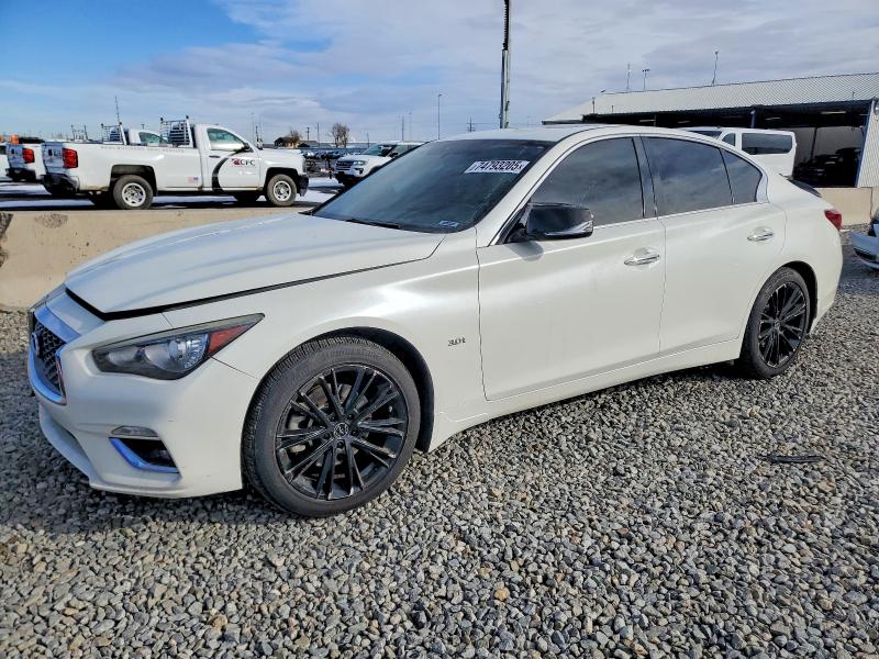 74793205 :رقم المزاد ، JN1EV7AR8JM433916 vin ، 2018 Infiniti Q50 مزاد بيع
