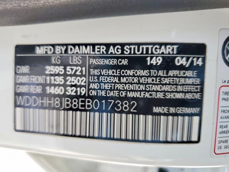 Продажа на аукционе авто 2014 Mercedes-benz E, vin: WDDHH8JB8EB017382, номер лота: 73799445
