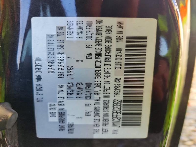 Продажа на аукционе авто 2014 Mazda Mx-5 Miata, vin: JM1NC2PF9E0233921, номер лота: 73820105