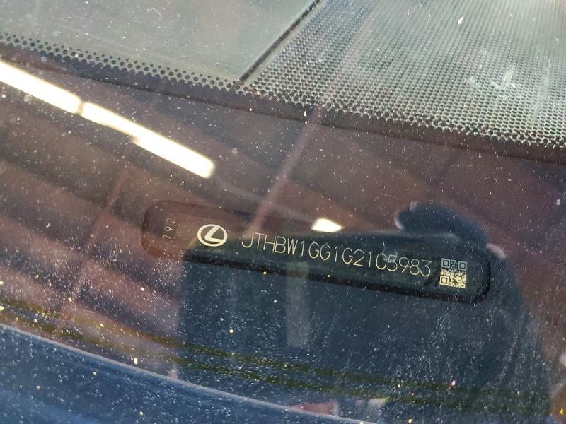 72364205 :رقم المزاد ، JTHBW1GG1G2105983 vin ، 2016 Lexus Es 300h مزاد بيع