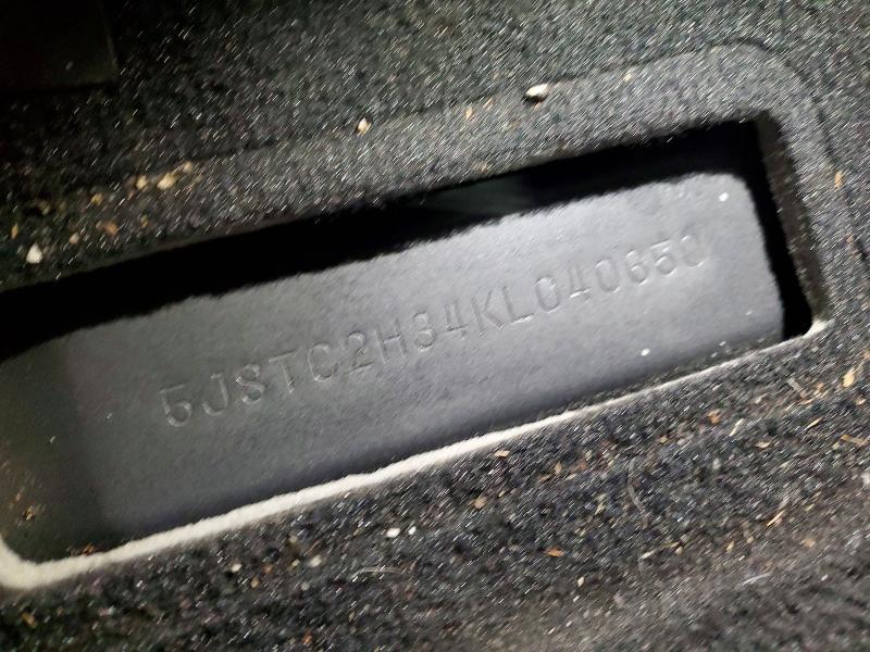 99255975 :رقم المزاد ، 5J8TC2H34KL040650 vin ، 2019 Acura Rdx مزاد بيع