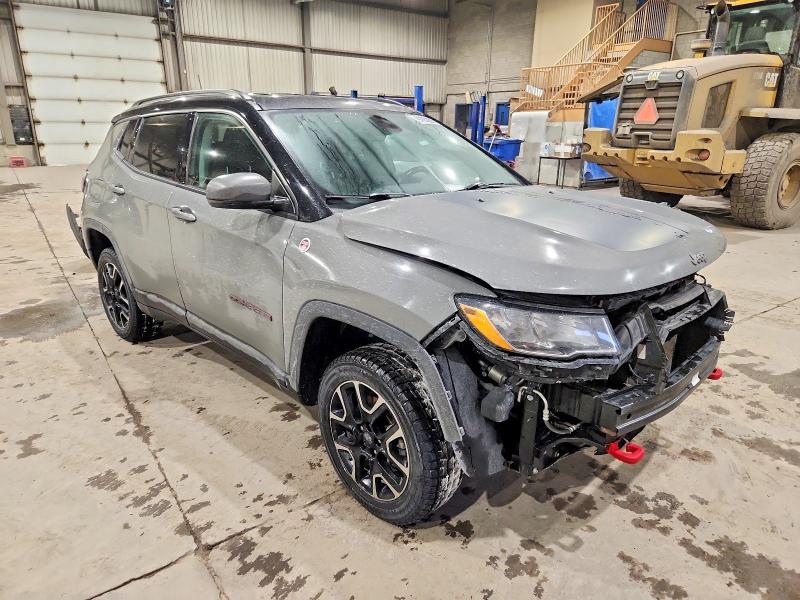 2021 Jeep Compass მანქანა იყიდება აუქციონზე, vin: 3C4NJDDB4MT531202, აუქციონის ნომერი: 97852205