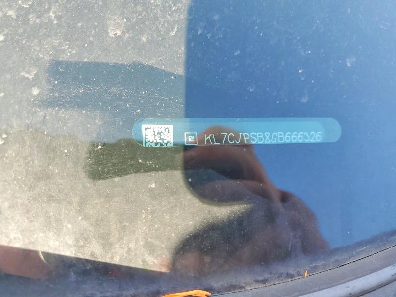 Продажа на аукционе авто 2016 Chevrolet Trax, vin: KL7CJPSB8GB666326, номер лота: 99445315