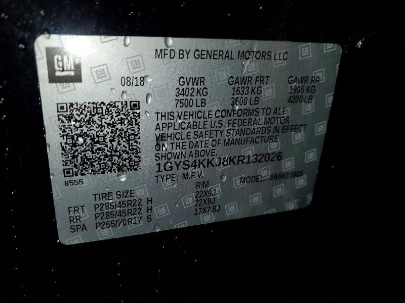 Продажа на аукционе авто 2019 Cadillac Escalade E, vin: 1GYS4KKJ8KR132026, номер лота: 99297485