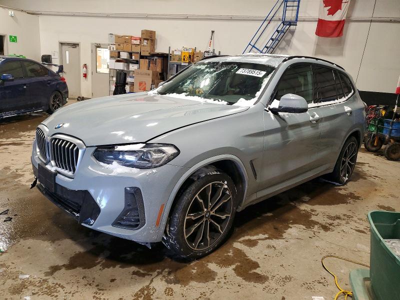 Auction sale of the 2022 Bmw X3, vin: 5UX53DP03N9L62769, lot number: 73789515