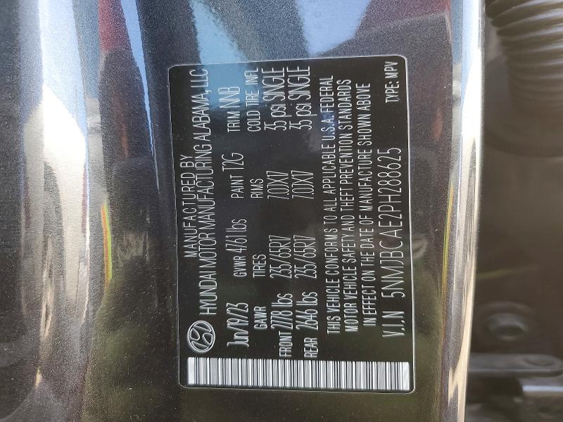 Продажа на аукционе авто 2023 Hyundai Tucson, vin: 5NMJBCAE2PH288625, номер лота: 75198735