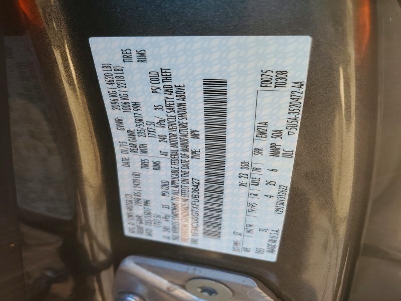 Aukcja sprzedaży 2015 Ford Escape, vin: 1FMCU0G7XFUB36427, numer aukcji: 72983075