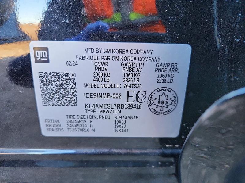 2024 Buick Encore Gx მანქანა იყიდება აუქციონზე, vin: KL4AMESL7RB189416, აუქციონის ნომერი: 72282365