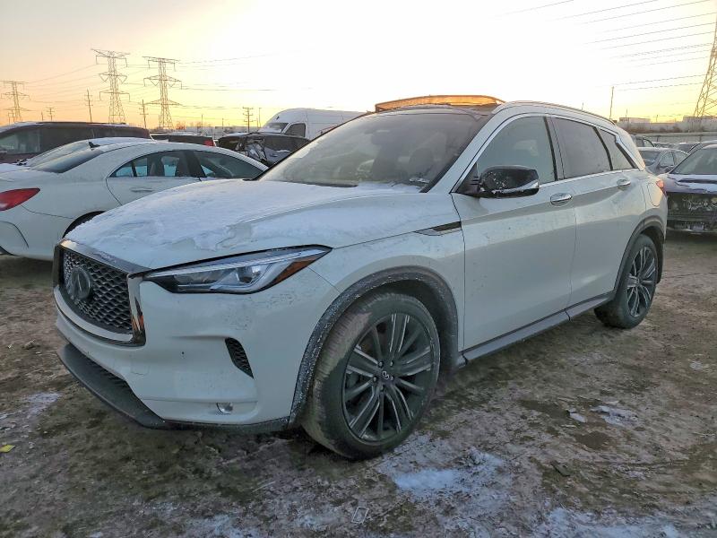 74123135 :رقم المزاد ، 3PCAJ5BB6MF114119 vin ، 2021 Infiniti Qx50 مزاد بيع
