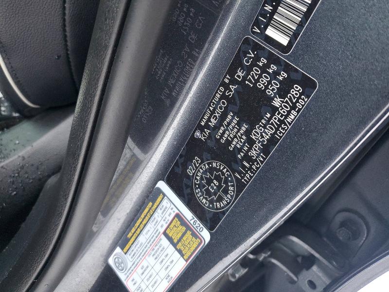 Продажа на аукционе авто 2023 Kia Forte Gt L, vin: 3KPF54AD7PE607289, номер лота: 99621615