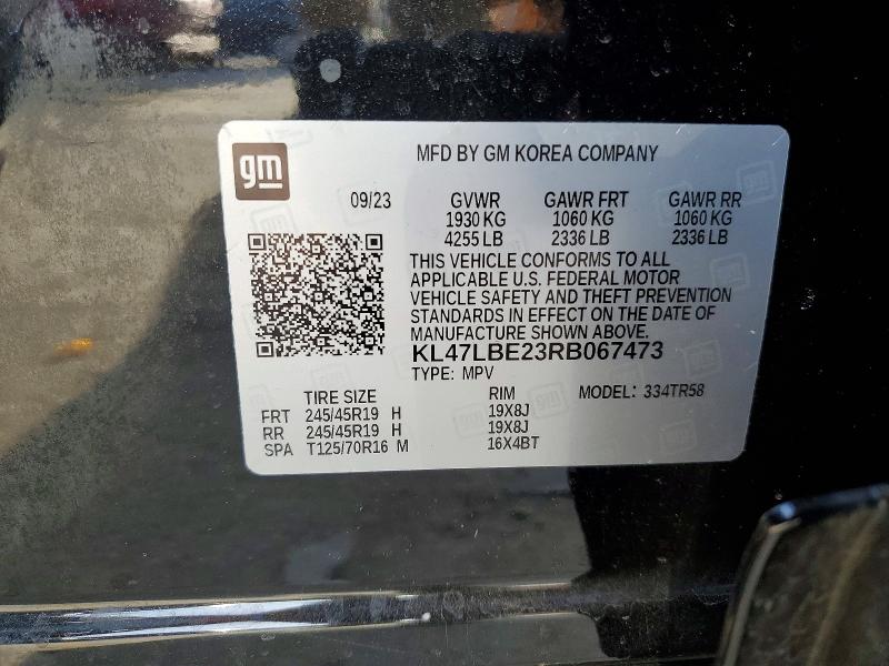 Продажа на аукционе авто 2024 Buick Envista, vin: KL47LBE23RB067473, номер лота: 73962215