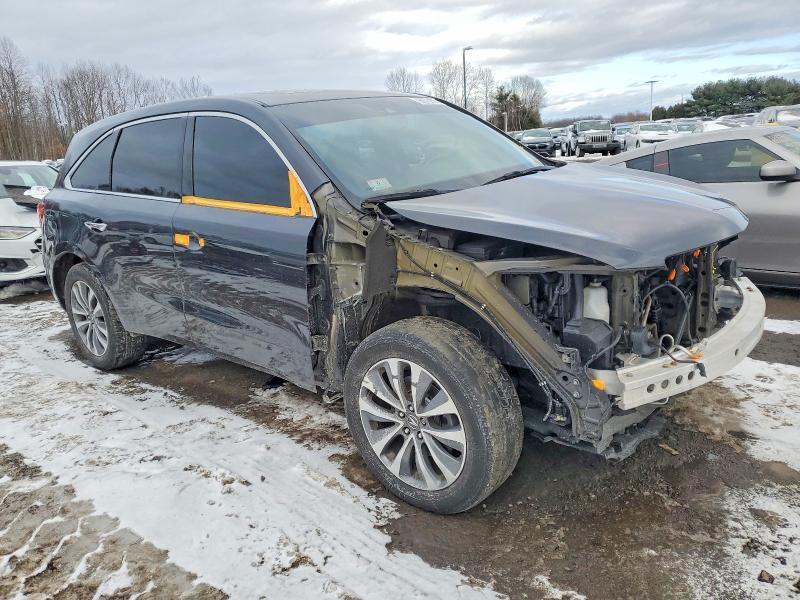 2016 Acura Mdx მანქანა იყიდება აუქციონზე, vin: 5FRYD4H44GB020641, აუქციონის ნომერი: 98673905