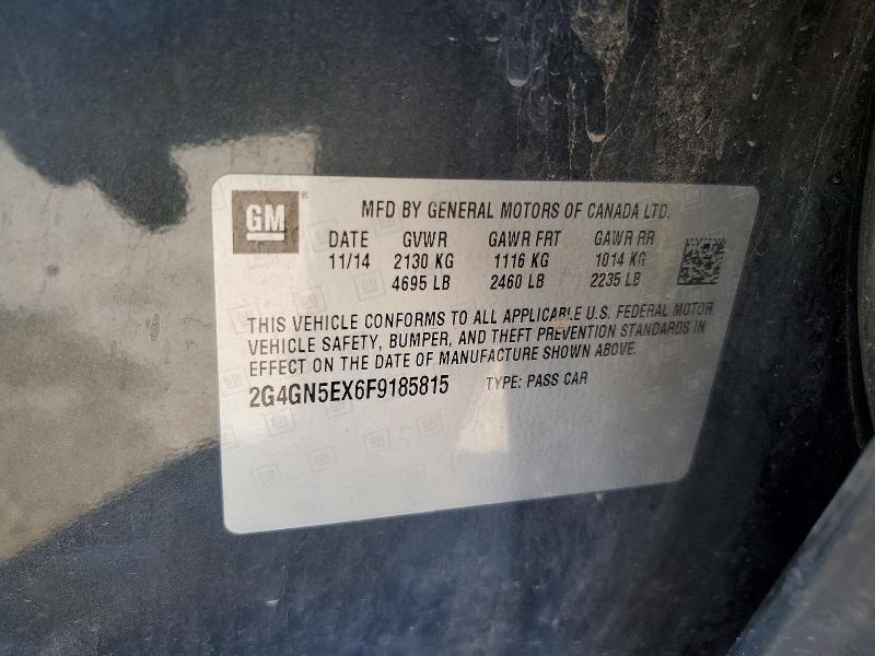 73433545 :رقم المزاد ، 2G4GN5EX6F9185815 vin ، 2015 Buick Regal مزاد بيع