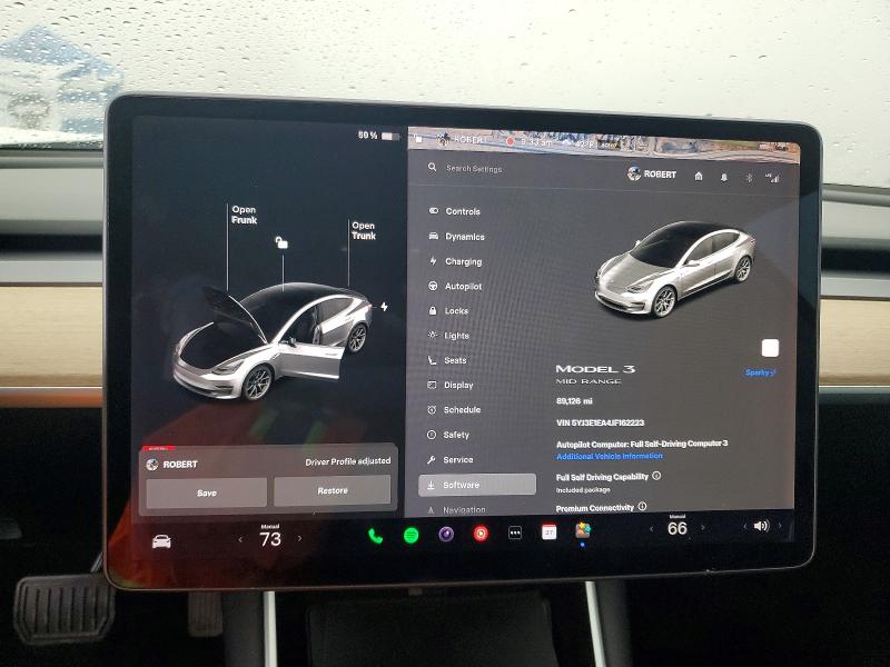 Aukcja sprzedaży 2018 Tesla Model 3, vin: 5YJ3E1EA4JF162223, numer aukcji: 74855555