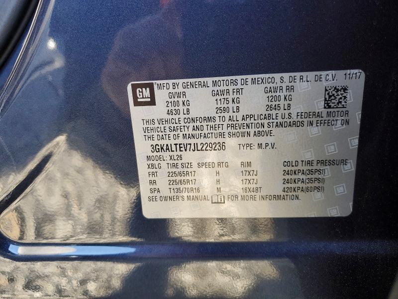 Продажа на аукционе авто 2018 Gmc Terrain, vin: 3GKALTEV7JL229236, номер лота: 99554855