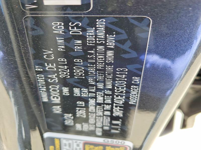 2025 Kia K4 Lx მანქანა იყიდება აუქციონზე, vin: 3KPFT4DE1SE031413, აუქციონის ნომერი: 73333795