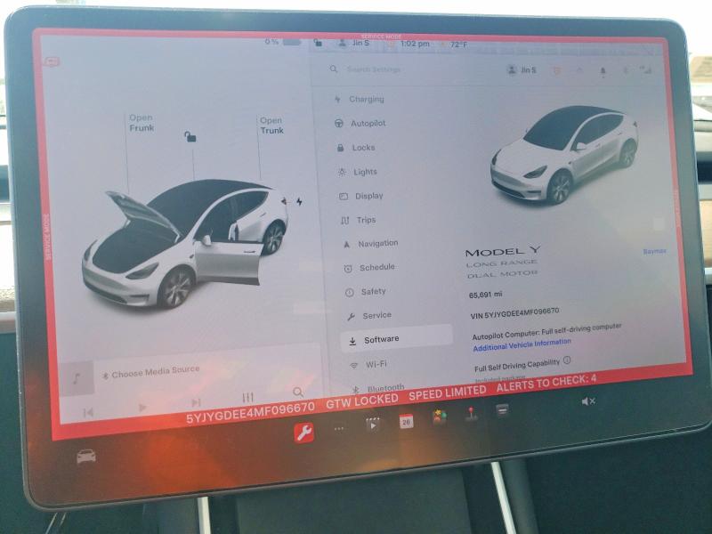 74568225 :رقم المزاد ، 5YJYGDEE4MF096670 vin ، 2021 Tesla Model Y مزاد بيع