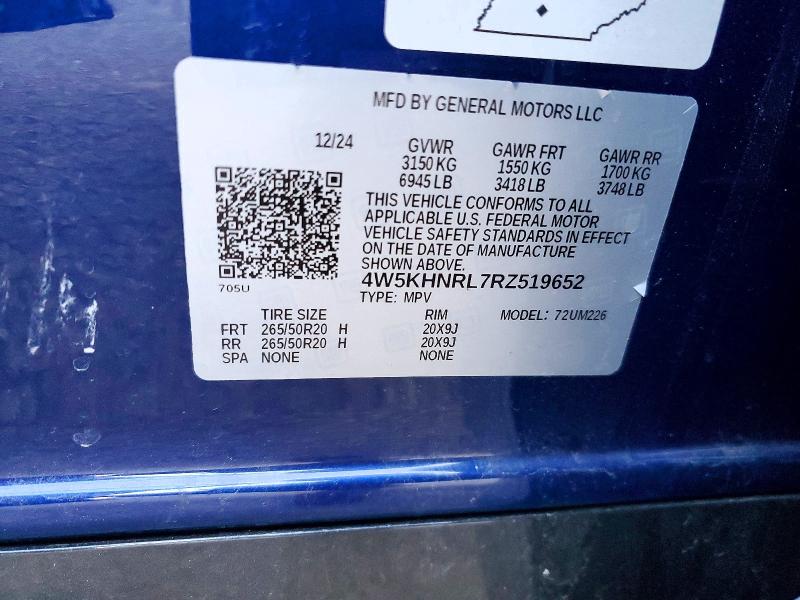 Aukcja sprzedaży 2024 Acura Zdx, vin: 4W5KHNRL7RZ519652, numer aukcji: 73589505