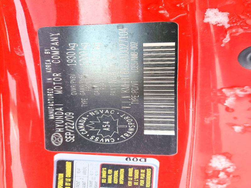 Aukcja sprzedaży 2010 Hyundai Genesis Coupe, vin: KMHHT6KD9AU027104, numer aukcji: 73613285