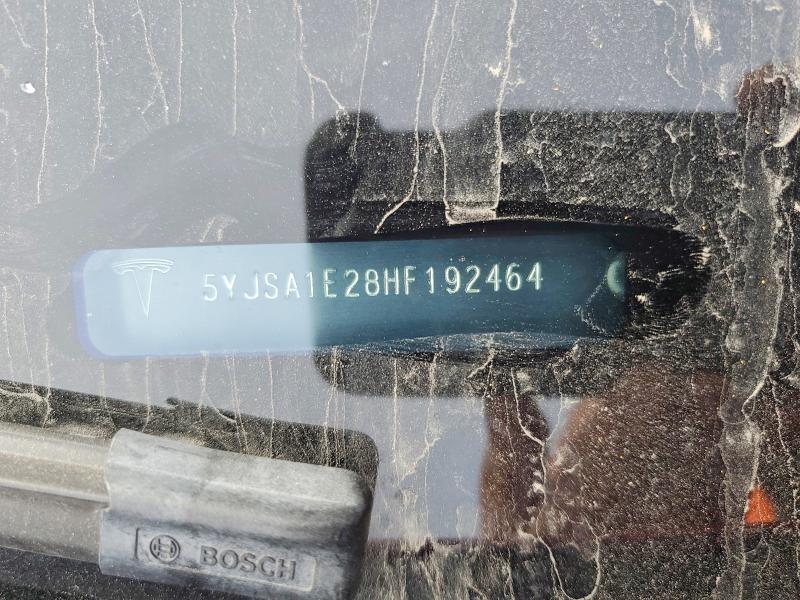 Aukcja sprzedaży 2017 Tesla Model S, vin: 5YJSA1E28HF192464, numer aukcji: 74237305