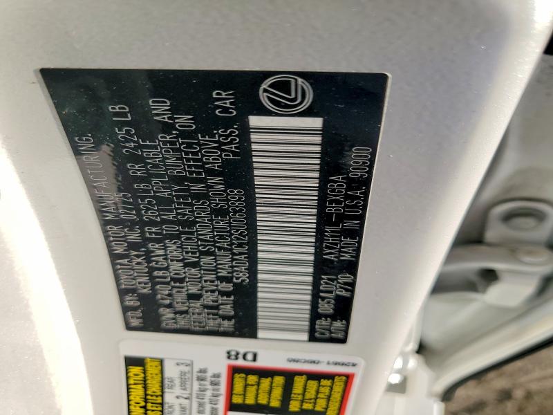 Продаж на аукціоні авто 2025 Lexus Es 300h Ba, vin: 58ADA1C12SU063898, номер лоту: 73337325