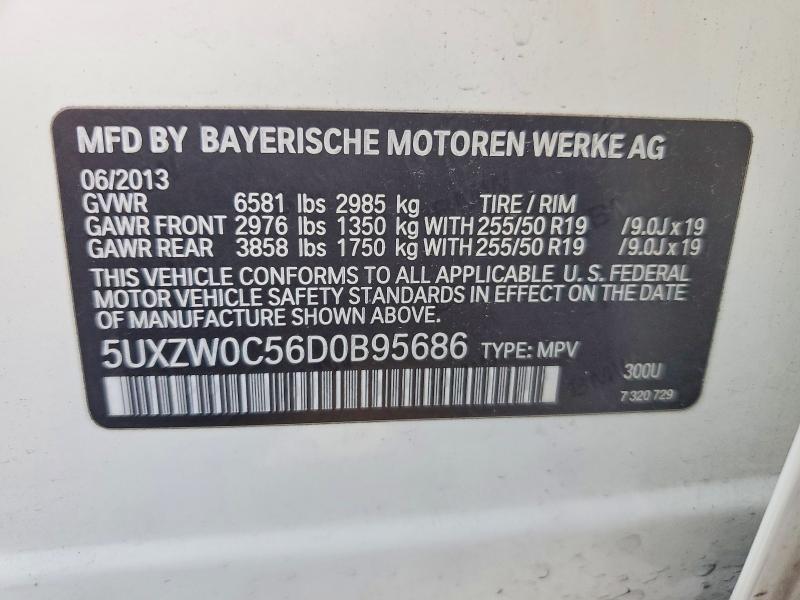 Продажа на аукционе авто 2013 Bmw X5, vin: 5UXZW0C56D0B95686, номер лота: 98892035