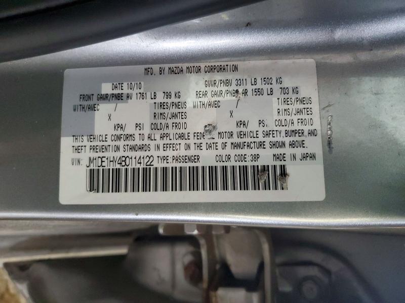 Aukcja sprzedaży 2011 Mazda Mazda2, vin: JM1DE1HY4B0114122, numer aukcji: 75408375