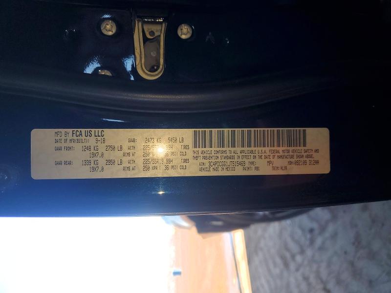 73677055 :رقم المزاد ، 3C4PDCGG1JT515469 vin ، 2018 Dodge Journey مزاد بيع