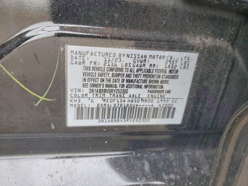 Продаж на аукціоні авто 2024 Nissan Sentra, vin: 3N1AB8BV5RY250300, номер лоту: 73035335