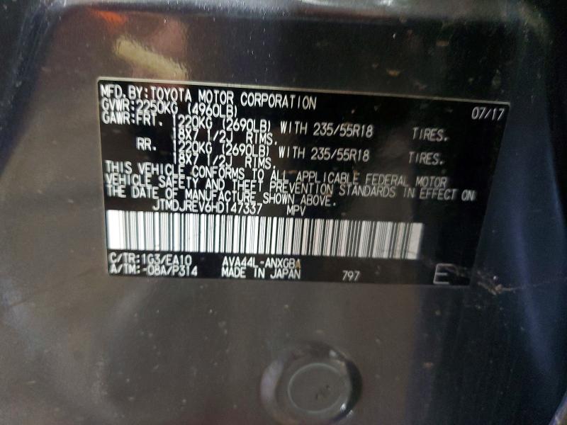 Продаж на аукціоні авто 2017 Toyota Rav4 Hv, vin: JTMDJREV6HD147337, номер лоту: 74211675