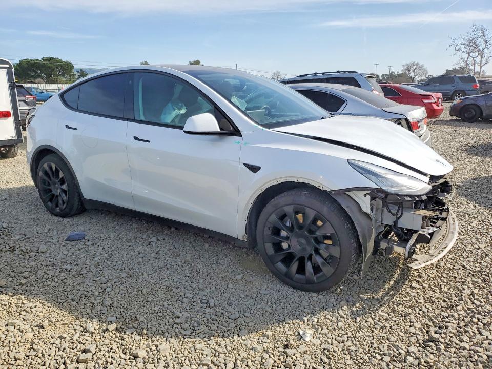 2021 Tesla Model Y მანქანა იყიდება აუქციონზე, vin: 5YJYGAEE8MF155279, აუქციონის ნომერი: 75635025