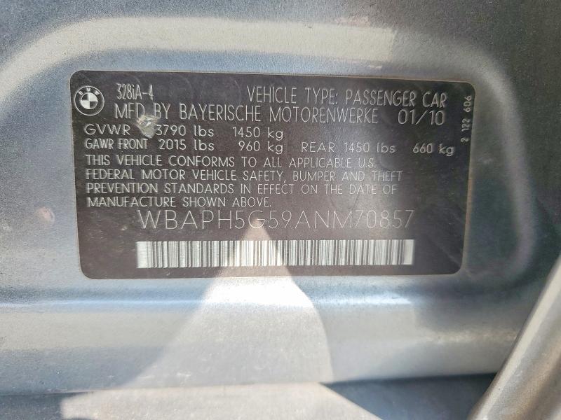 Aukcja sprzedaży 2010 Bmw Motorrad 328, vin: WBAPH5G59ANM70857, numer aukcji: 74691955