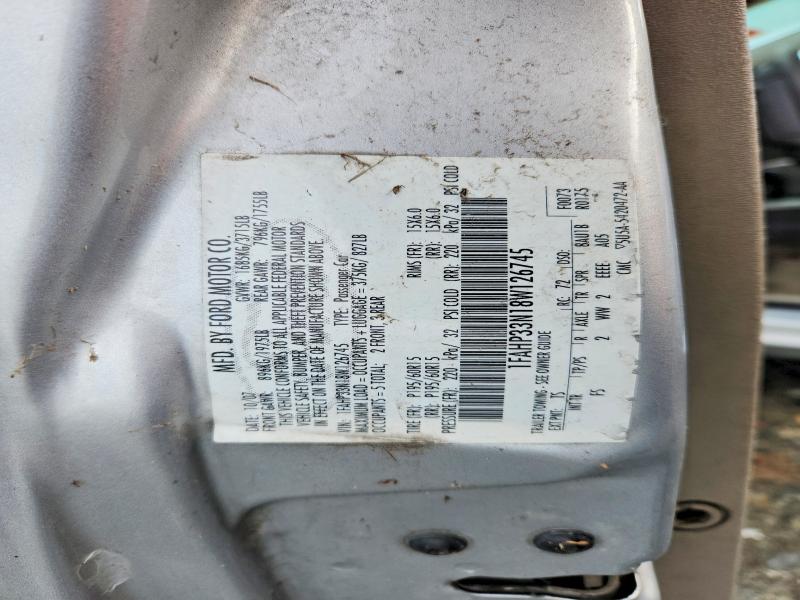 Aukcja sprzedaży 2008 Ford Focus, vin: 1FAHP33N18W126745, numer aukcji: 99734975